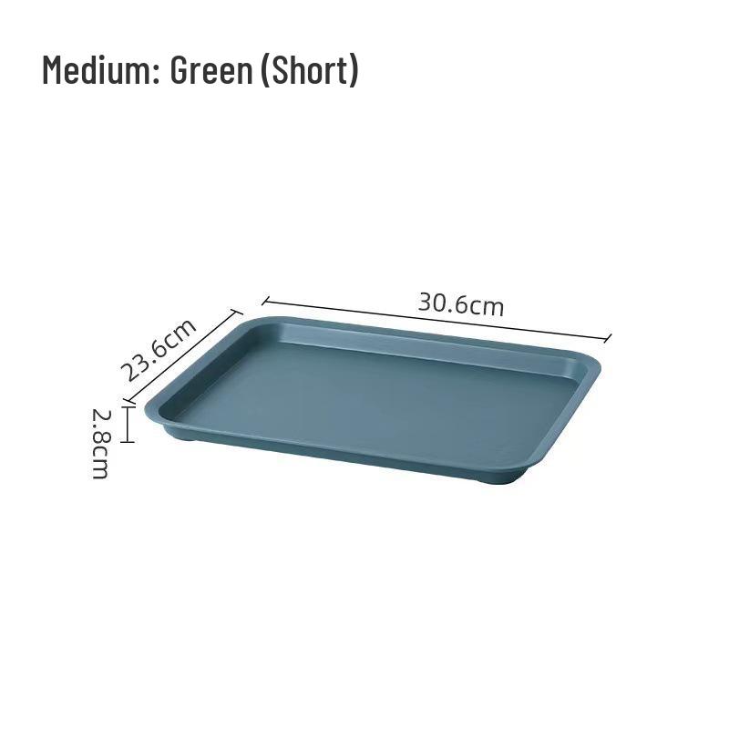 Rectangular Ins Style Plastic Tray for Tea, Water, and Fruit Cups