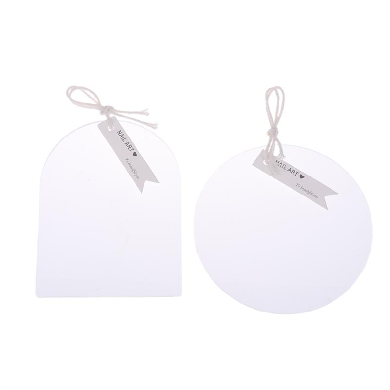 1 Stück Unregelmäßiges Acryl Nail Art Falsche Spitzen Display Board Transparent Nagel Gel Lack Displayständer Maniküre Ausstellungsregal