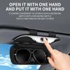 Portable Car Sunglasses Holder Multifunction Eyeglass Case Sun Visor Organizer Driving Accessories Stylish Car Glasses Box