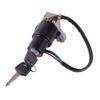Ignition Switch Fuel Gas Cap Cover Lock Key Set 4-Pin Fit for Yamaha XT600 TW200 DT200 DT200R XT225 Serow
