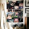 Spy X Family Movie Tapestry Fashion Print Background Cloth Work Of Art Home Decor Christmas Gift