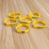6 Pcs Country Silicone Wristband Fashion Sports Bracelet (brazil)