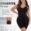 Vrouwen Buikcontrole Shapewear Body Sexy V-hals Lage rug U-duik maillots Tanktops Taille Trainer Full Body Shaper Afslanken Ondergoed Rompertjes