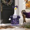 Saisonale Veranda-Gans Kleidung 1 Set Weihnachtskostüm, Festliches Kleid mit Hut, Winter-Dekorationszubehör Herbst-Feiertagskostüm für 23-Zoll-Statue, Garten