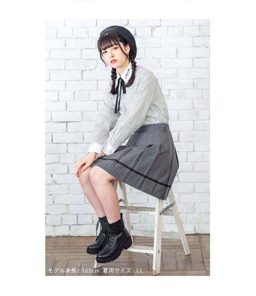 Boots for Short L [Arisana] Kids, Girls, Boots, Lace-up Shoes, Black, (23.5-24.0cm)