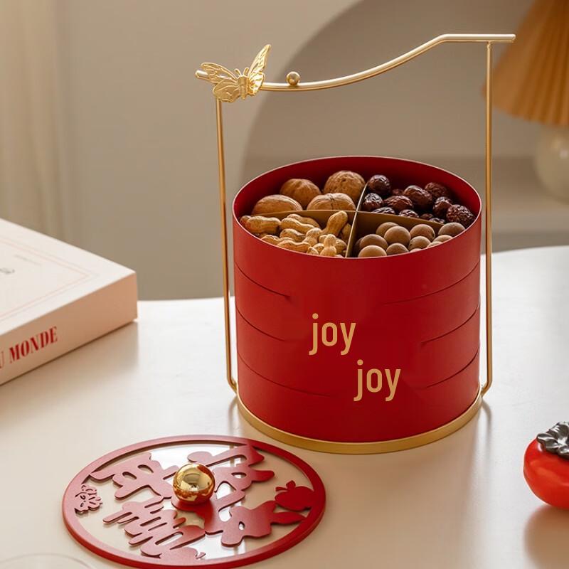 Festive Chinese Style Multi-Layer Fruit Tray