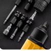 Telescopic Socket Adapter 1/2 To 1/4 Hex Female Socket Adapter for Electric Wrench Telescopic Drill Socket