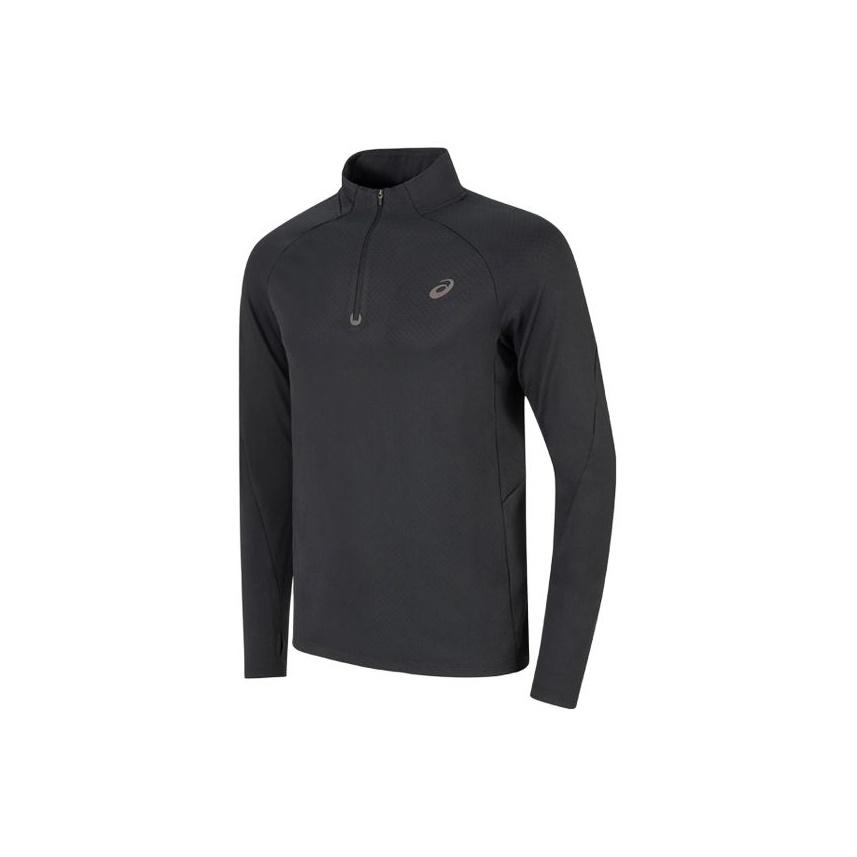 Asics Comfortable Stand Collar Warm Long Sleeve T-Shirt Men Tops 2011D476-001
