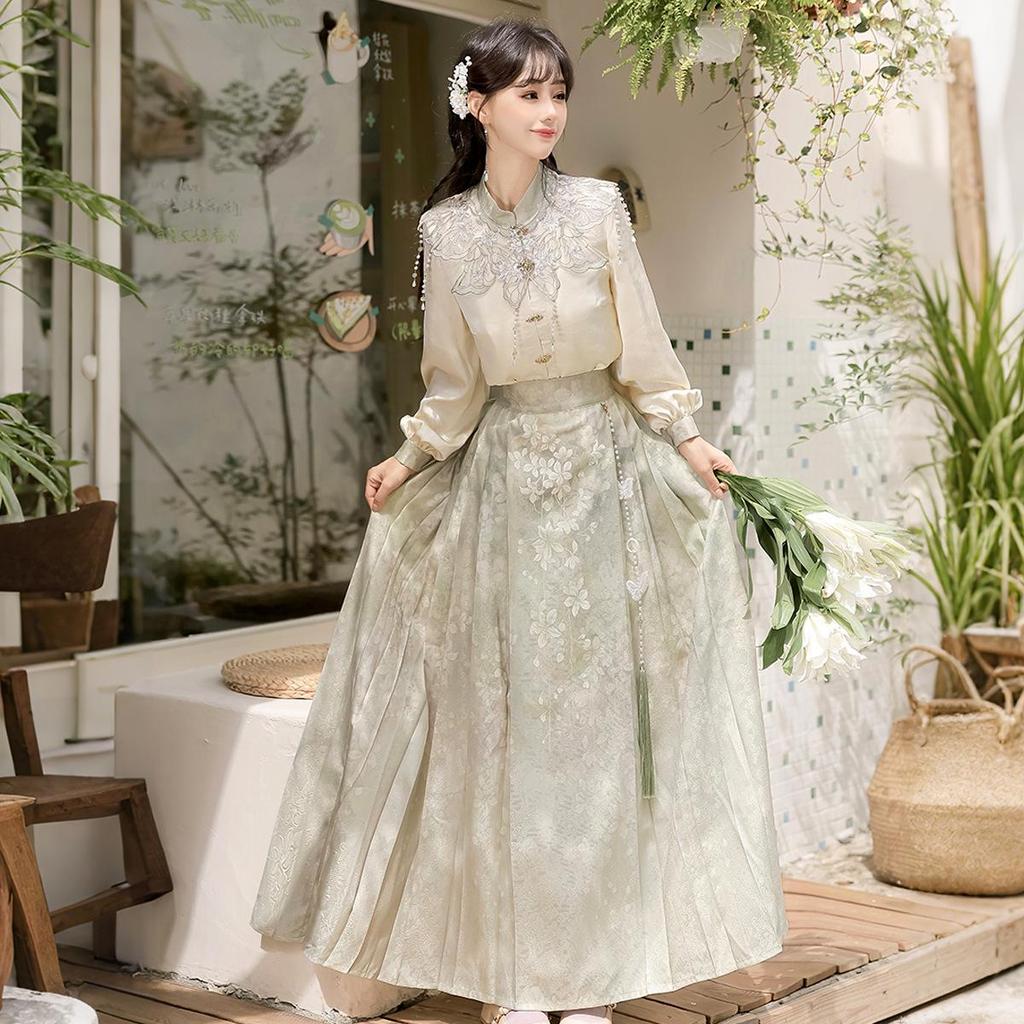 Original Jasmine Hanfu - Women's Chinese-Style Dress Set