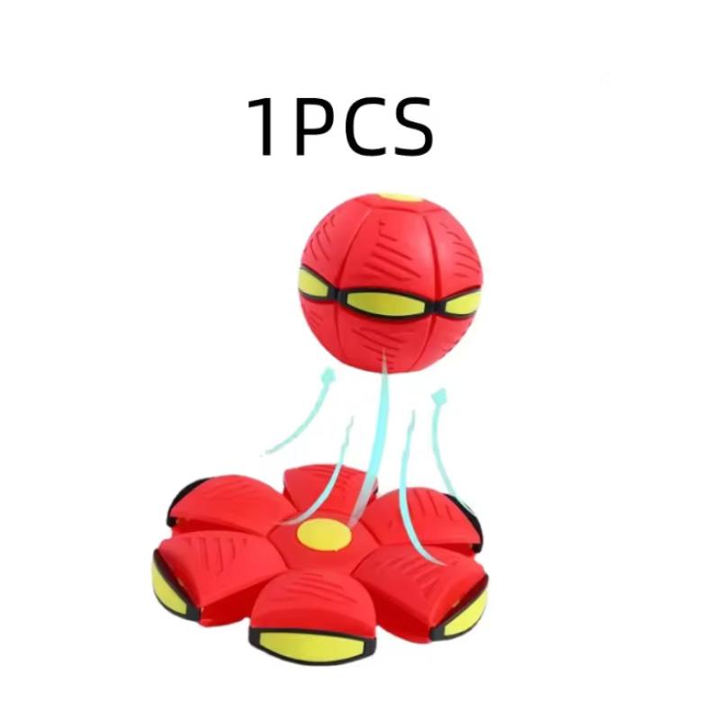 Outdoor Sports Toys Flying Saucer Ball Magic Deformation Foot Pressure Venting Ball Pet Flying Disc No Light Children's Gift