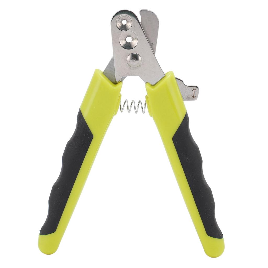 Haustier-Nagelknipser mit doppelten runden Löchern, Klingen aus Edelstahl, ergonomischer Krallenschneider für Katzen, Hunde, Kätzchen