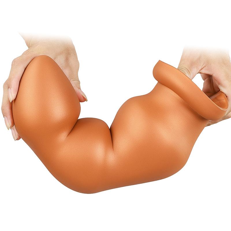 Oversized Silicone Triple Bead Tower Shaped Anal Plug Female Sm Erotic Toys Vestibular Dilator Adult Masturbation Supplies