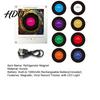 Refrigerator Music Accessory Magnetic Player NFC Enabled Vinyl Record Fridge Magnet Acrylic Interactive Magnet Box with LED Light Decoration