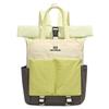 Zaino Elegante in Nylon con Chiusura Arrotolabile e Scomparti Multipli – Borsa da Viaggio Leggera e Resistente per Donne e Uomini