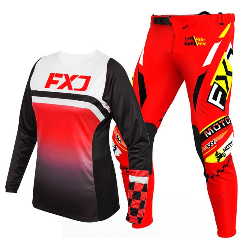 Motocross-Ausrüstungsset für Kinder 4 5 6 7 8 9 10 11 12 13 Jahre Jugend Kind Motorrad Junge Mädchen Jersey Hose Kits Rennanzug Offroad Enduro MX MTB