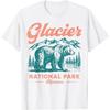Glacier National Park Retro T-Shirt