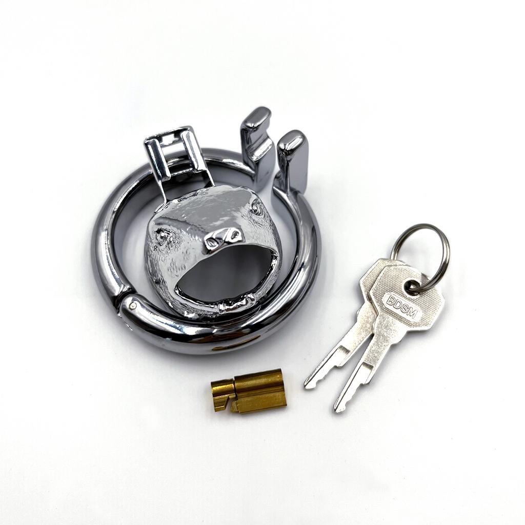 BDSM-Keuschheitsschloss aus Metall in Schlangenform, verhindert Fremdgehen durch Liebhaber, keine Masturbation, sexuelles Wohlbefinden, Vergnügen für Erwachsene, Sex