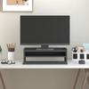 VidaXL Monitor Stand Grey 50x24x16 Cm Solid Pine Wood 813986