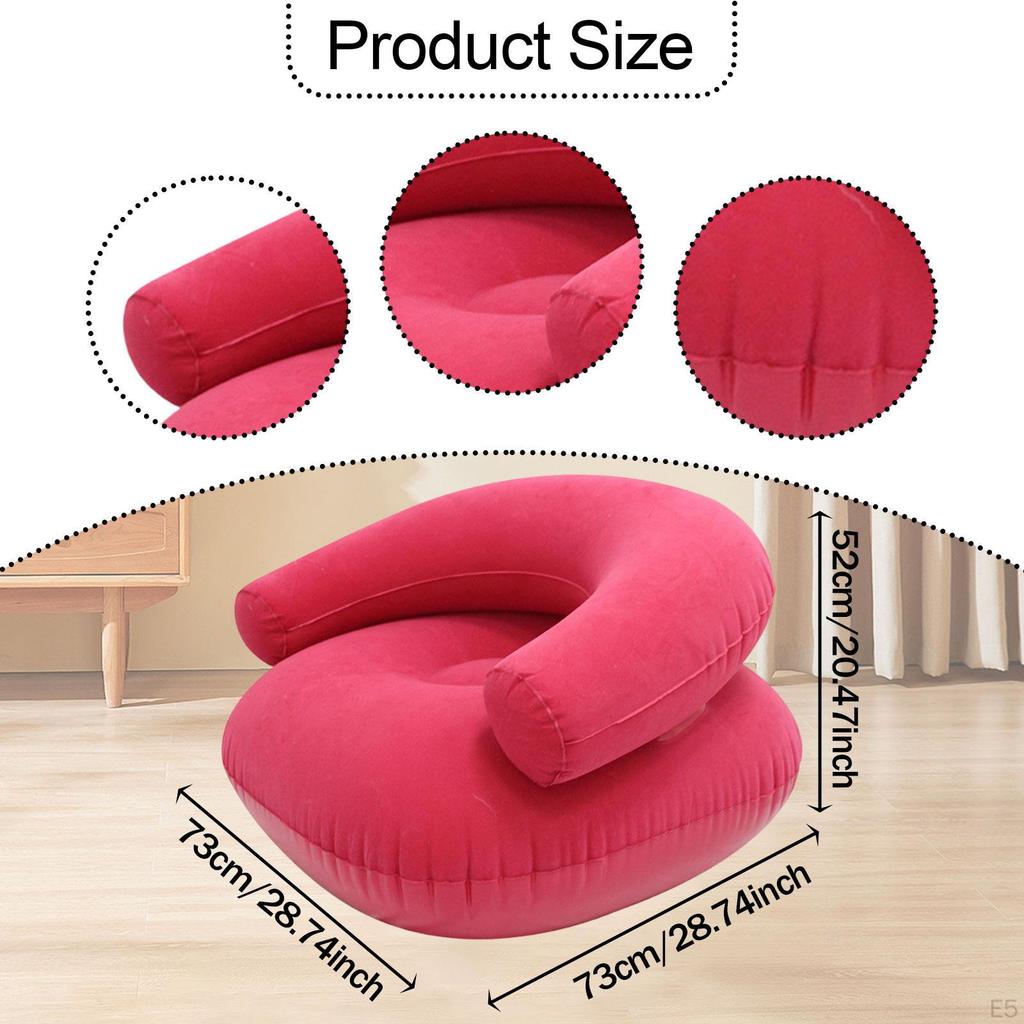 Compact Inflatable Lounge Chair, Versatile Lounger for Garden, Travel And Indoors