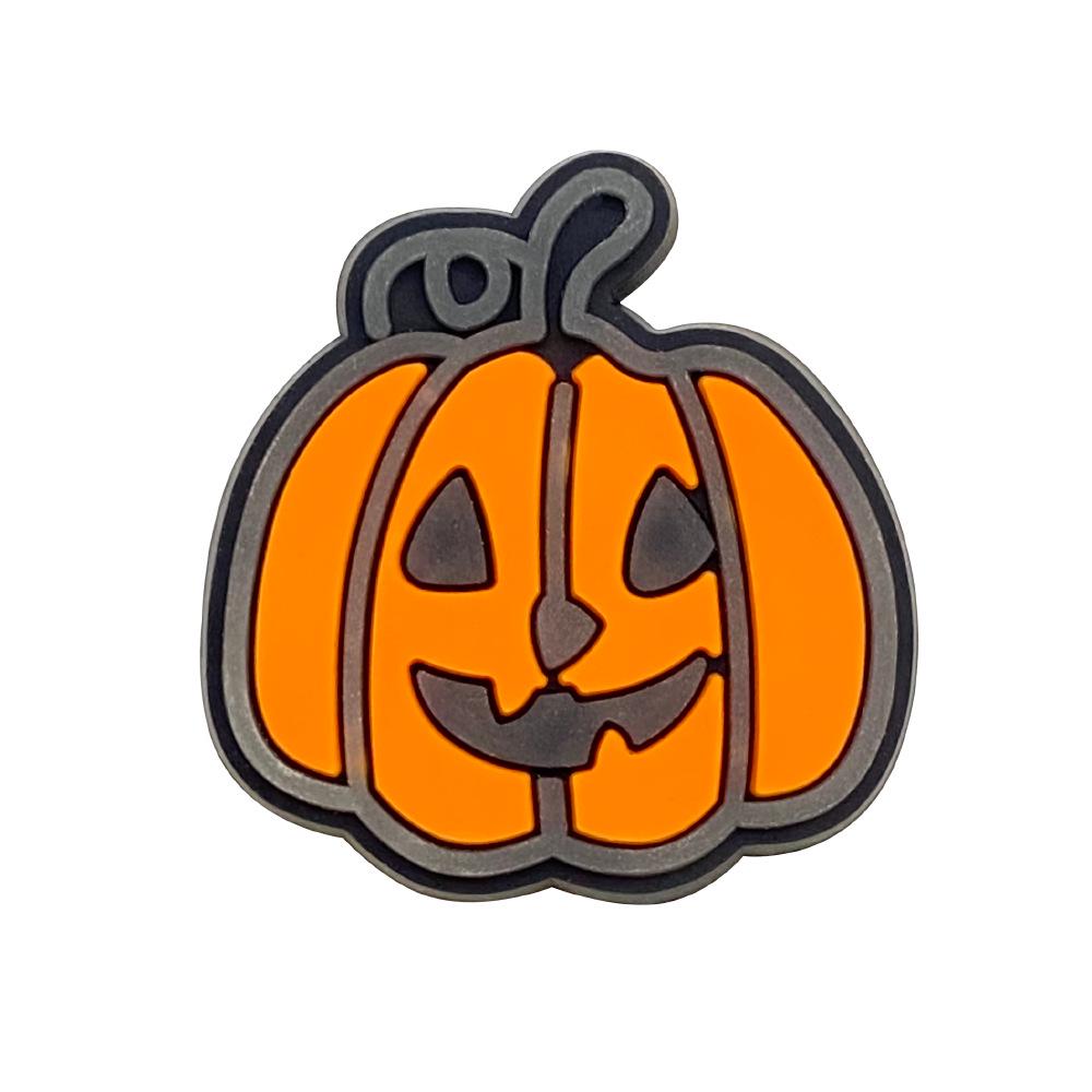 Glow-in-the-Dark Halloween Clog Charms: Soft PVC Shoe Decorations