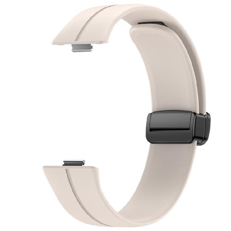 Versatile Silicone Watch Strap with Magnet Stylish Magnetic Silicone Band Sweat Resistant Watch Band for Watch Fit3