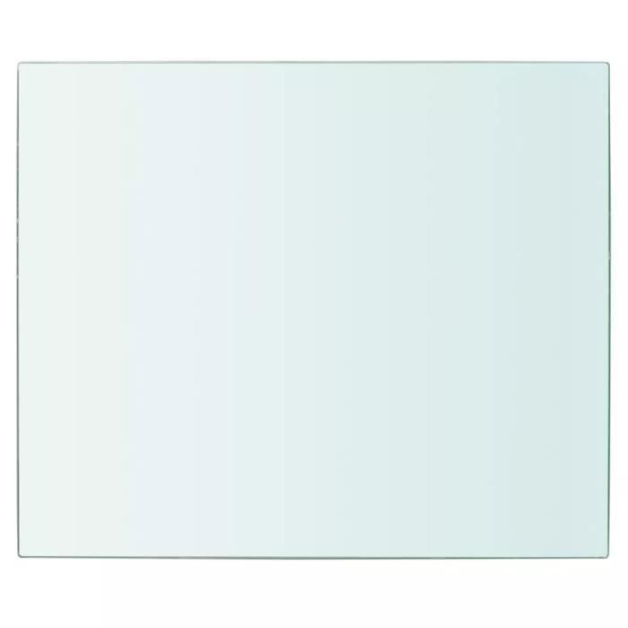 VidaXL Panneau pour étagère Verre transparent 30 x 25 cm