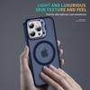 For iPhone 12/12 Pro Case Compatible with MagSafe PC+TPU+Metal Phone Cover Kickstand
