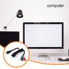 3\-in\-1 Computer Video Adapter HD Male To 3 Audio Video AV Cable Cord Adapter Converter Connector Component Cable