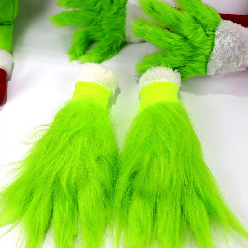 

Halloween Gloves Cosplay Unique Plush Funny Stage Performance Party Props Supplies