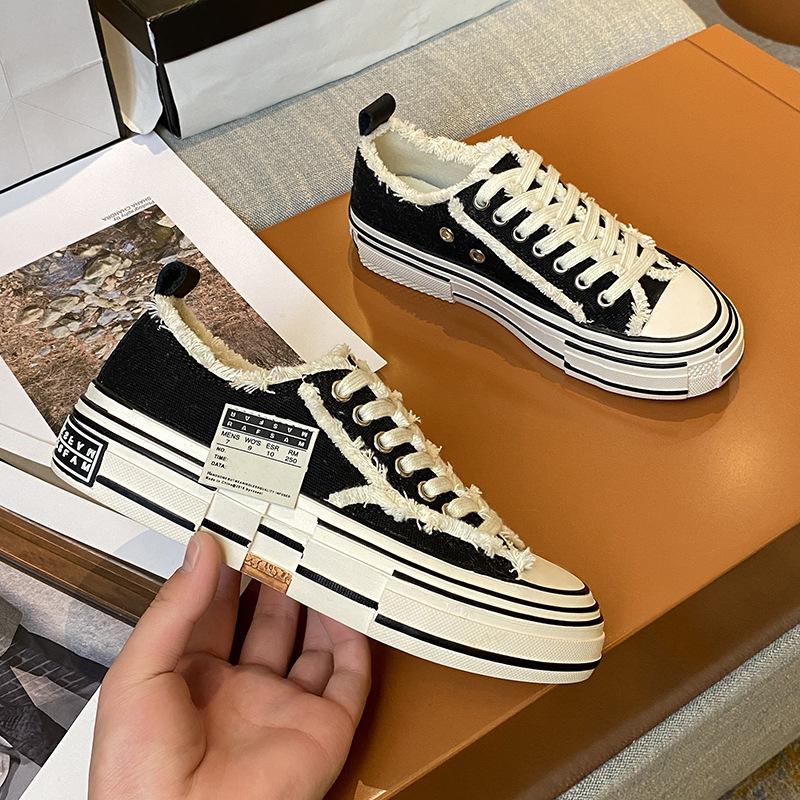 

Wu Jianhao стильная парусиновая обувь, новая женская обувь на платформе, стелька, увеличивающая рост, удобные стильные универсальные модные кроссовки, женская обувь