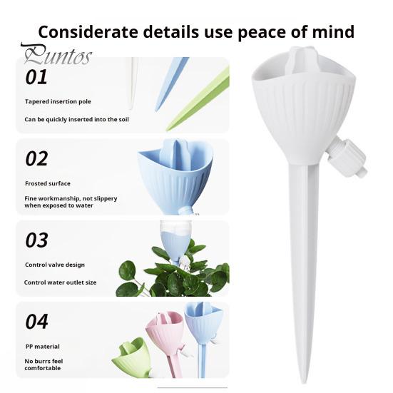 Flower Self Watering Device Plant Stake Adjustable Automatic Indoor Flower Watering Globes Water Seepage Accessories
