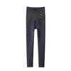 High-Waisted Fleece Lined Maternity Yoga Pants with Belly Support