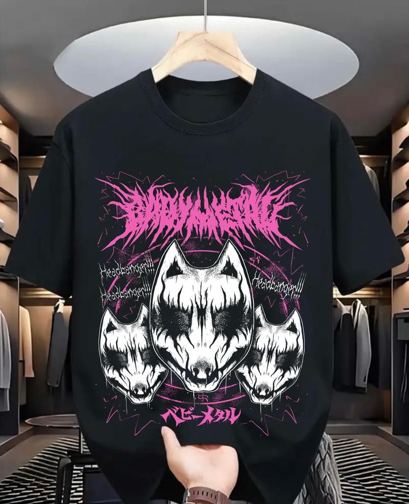Metal shirt inspired T-shirt Horror Anime Gift Tee Retro gaming shirt All Size