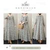 2025 New Round Neck Minimalist Long Sleeve Extra Long Dresses