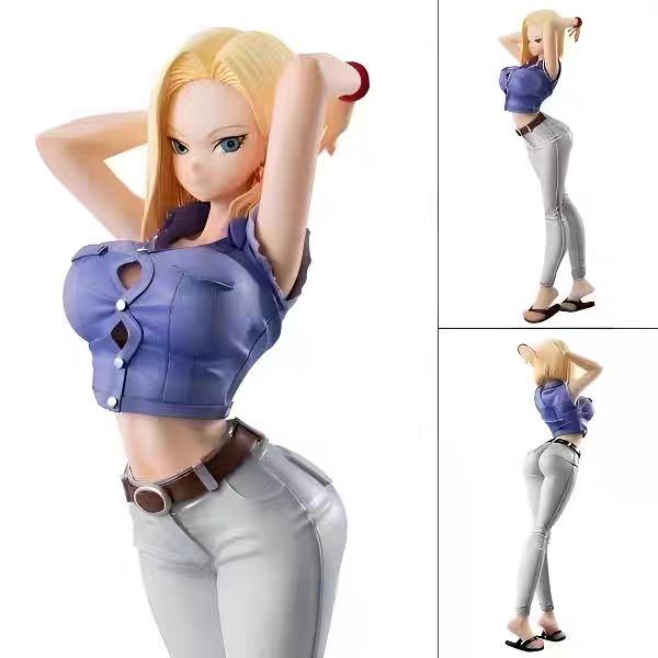 Gals Android 18 Ver Iii Girls Toys Figure Japanese Anime Figures Pvc Action Figure Doll Game Collectible Model Gifts