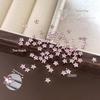 50Pcs Star Zircon Nail Rhinestone Nail Art Charm Sparkle 3D Nail Rivet Flat Bottom Nail Decoration Parts Diy Manicure