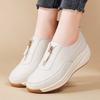 High Platform Round Foot Brown Shoes For Woman Nursing Loafer Womans Brown Sneakers Women Sport Racing Loafer'lar Visitors
