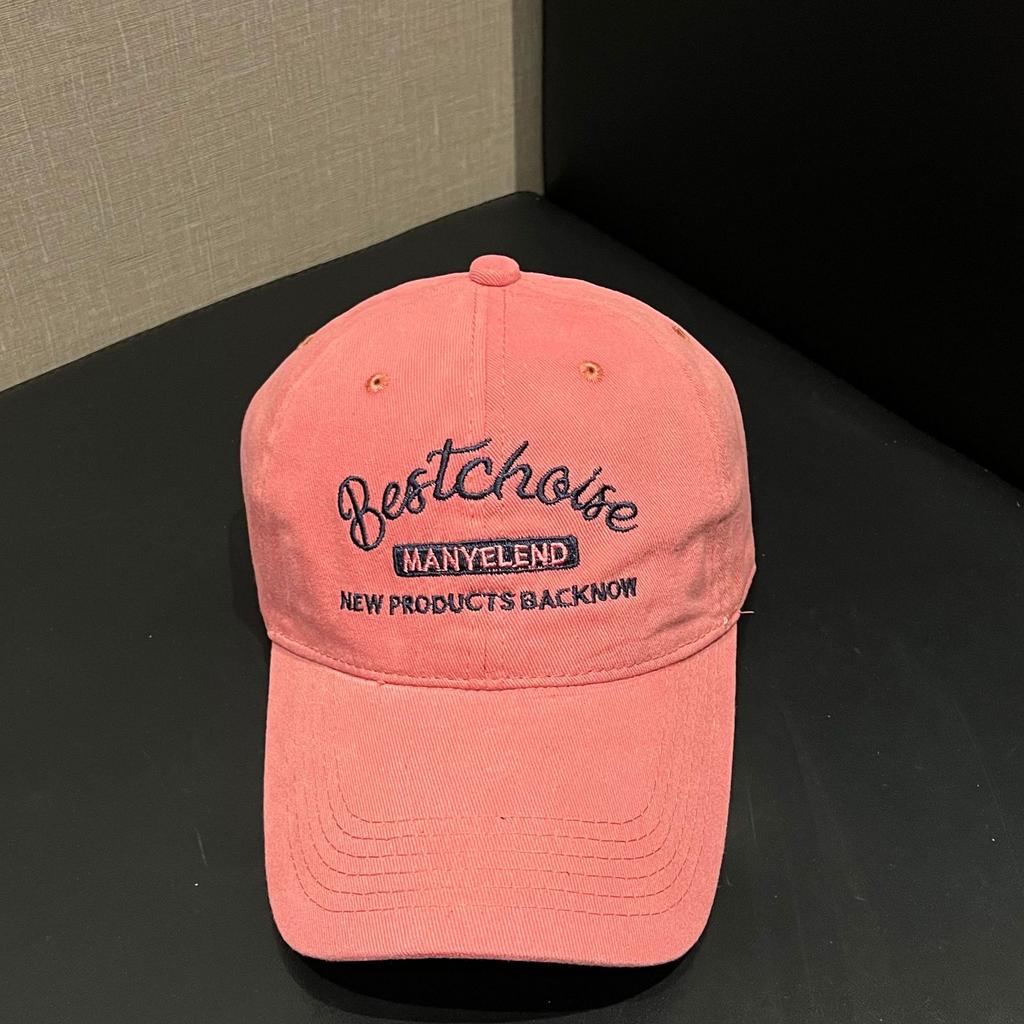 Fashion Hat Women's New Embroidered Baseball Cap Small Peaked Cap Fashion Original Versatile American Retro