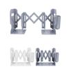 Extendable Bookend Non Skid PP Heavy Duty Decorative Adjustable Book Shelf Holder for Desk with Deta