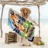 Soccer Fun Blue Heeler Customize Text Beach Towel High Absorbency & Quick-Dry Suitable for Swimming Gym Camping Yoga Vacation
