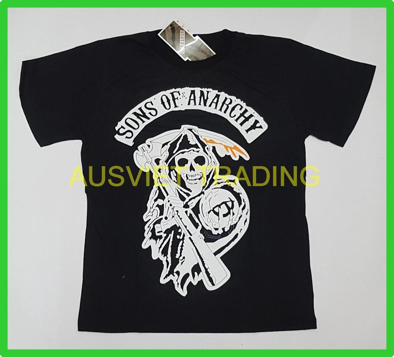BNWT Sons of Anarchy T-shirt Top youth boys Tshirt 100% cotton new 140