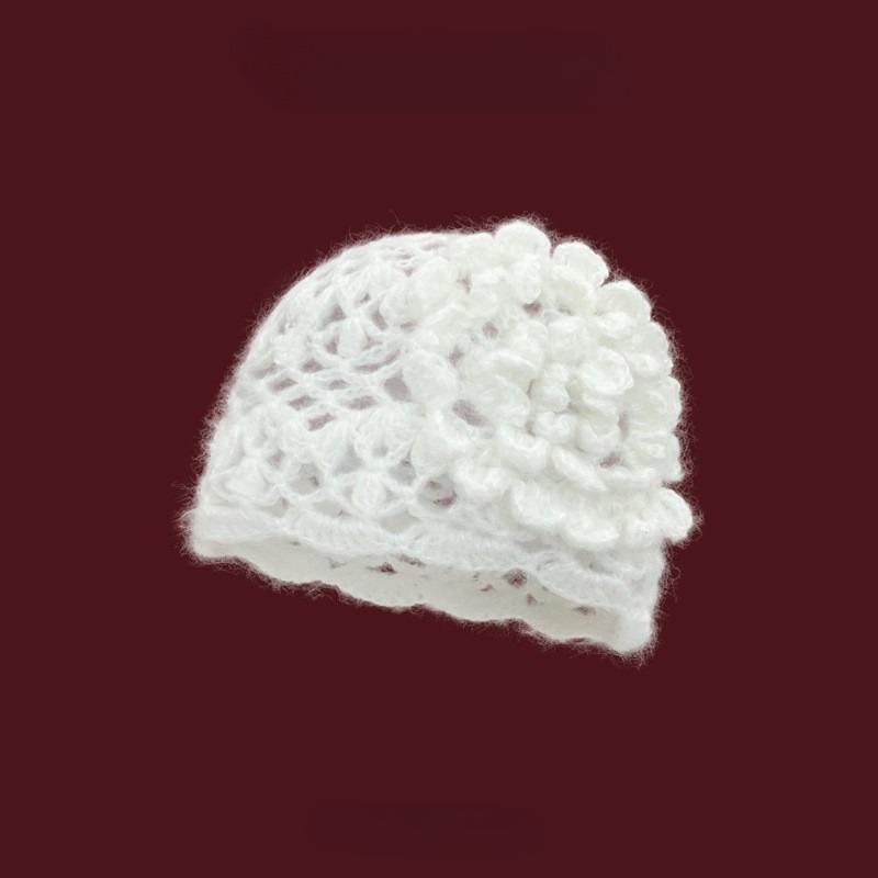1Pc LaceCrochetVintageKnittedHat,vintageDressing,photography,handmadeCrochetDelicateDecoration,vintage Fashion Decoration Item