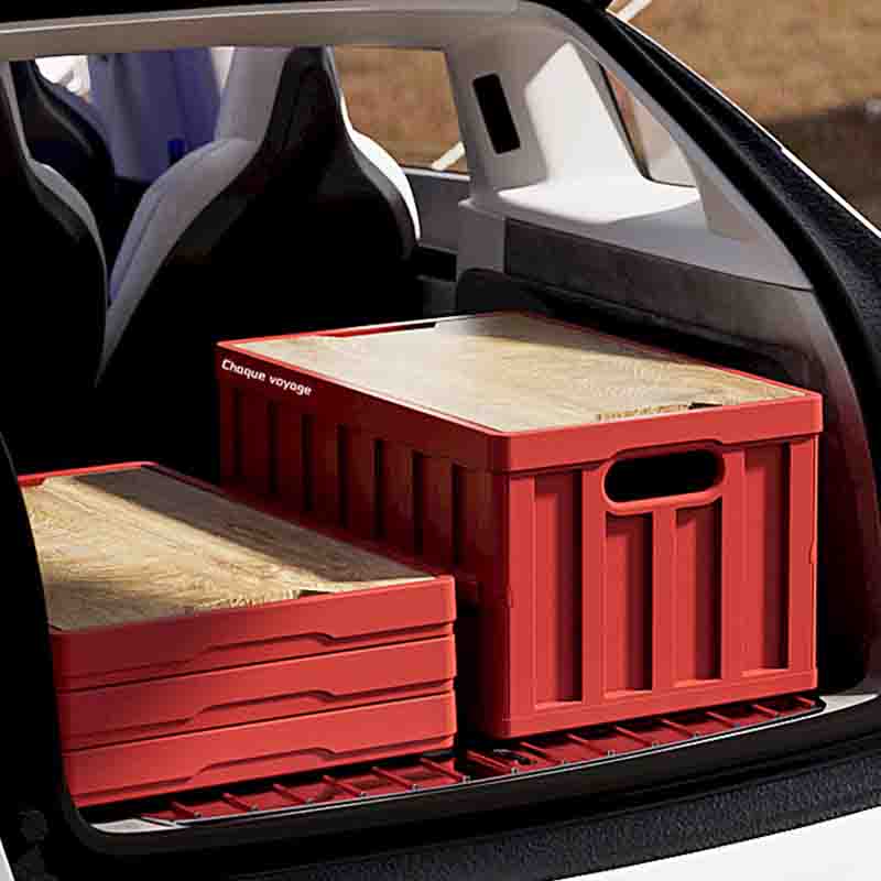 42*28*22CM Multi-functional Storage Box Large Capacity Foldable Storage Box for Outdoor Camping Sundries Organizer Car Trunk Box