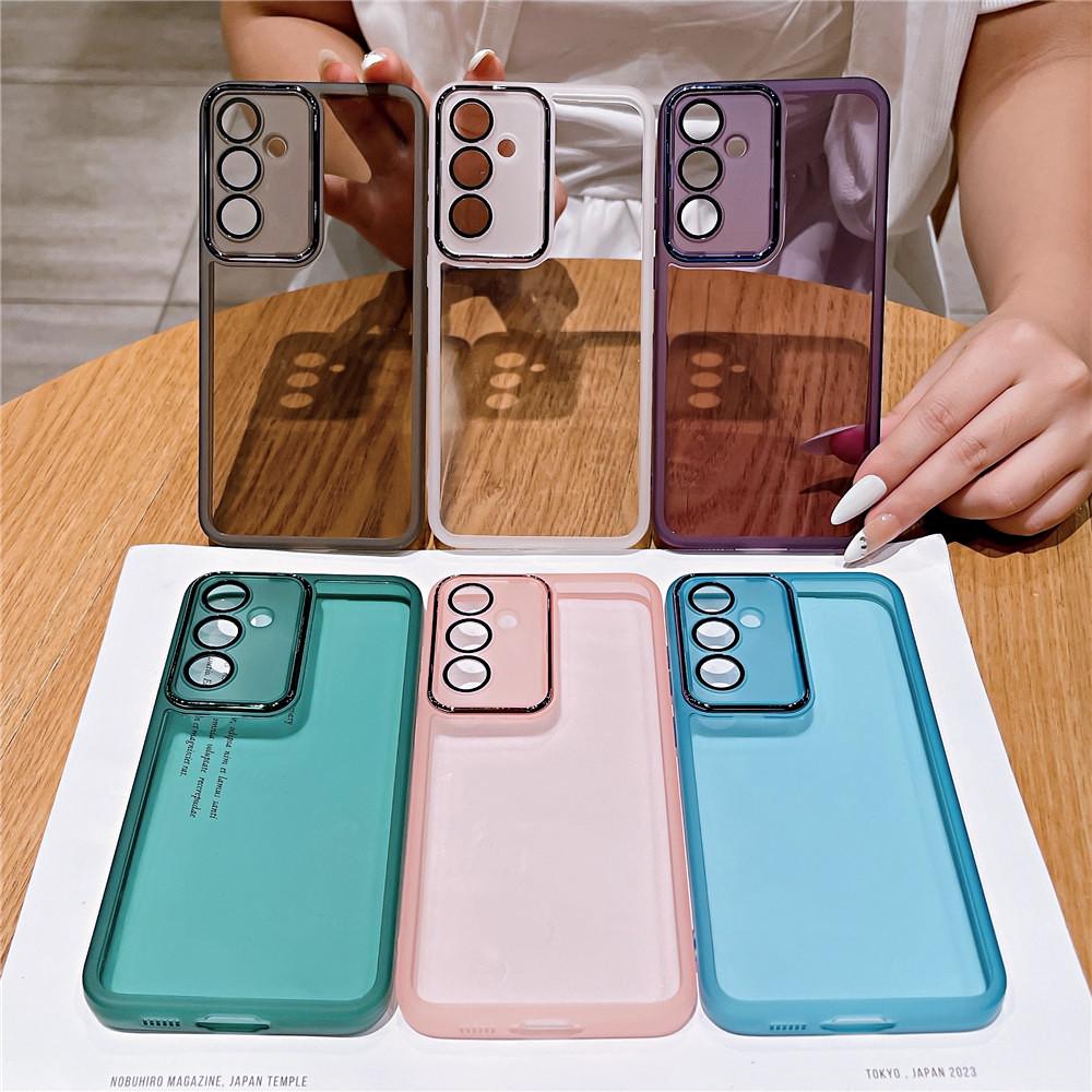 Cover For Samsung Galaxy A52 A52S A72 A22 A32 A12 Case Soft Silicone Clear Phone Case For A21S A50 Camera 360 Protection Bumper