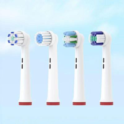 Kompatible Ersatzköpfe für Oral-B Elektrische Zahnbürste: D100/3709, Rundkopf, D12/D16.