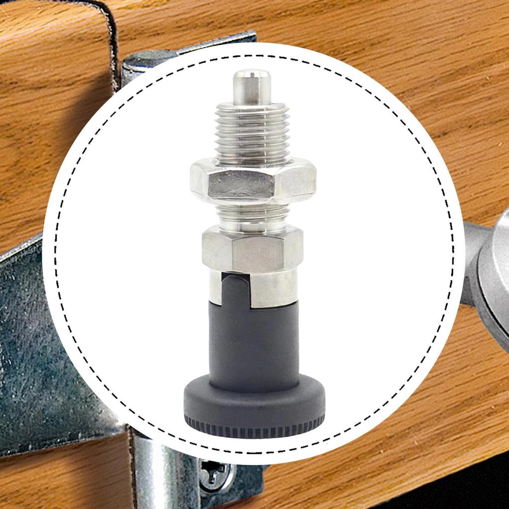 Spring Knob Plunger Locating Pin Self Locking Fine Thread Stable Rotation Professional High