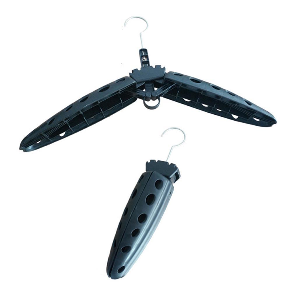 Wetsuit Hanger Diving Rack Drysuit Dive Boots Shoes Hanger Foldable Surfing Suit Hangers Folding Vented Hanger Black