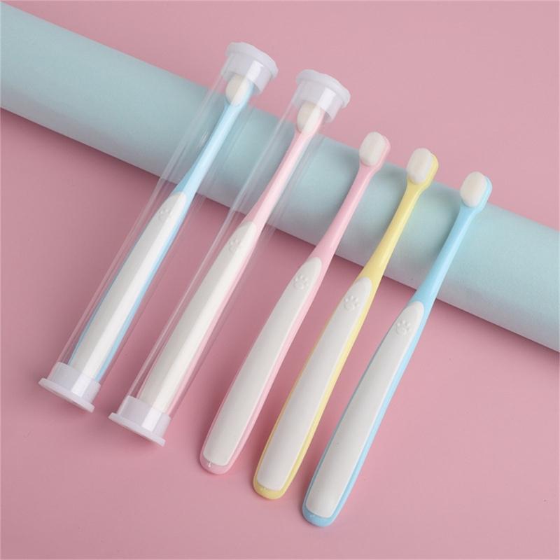 3Pcs Pet Teeth Care Toothbrush Set For Safe Brushing On Dog Cats Rabbits And Hamsters Small Animal Daily Use