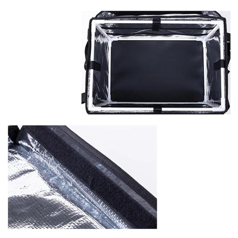 32L Extra Large Cooler Bag Car Ice Pack Insulated Thermal Lunch Pizza Fresh Food delivery Container Refrigerator