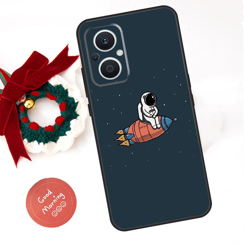 Star Astronaut Cute Funda For OPPO Reno 13 F 14 10 11 12 Pro 12F 11F 14F 7 8 Lite OPPO Find X9 X8 X6 X5 Pro Case